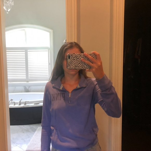 Small PINK by Victoria's Secret Periwinkle Sweater - Picture 3 of 4